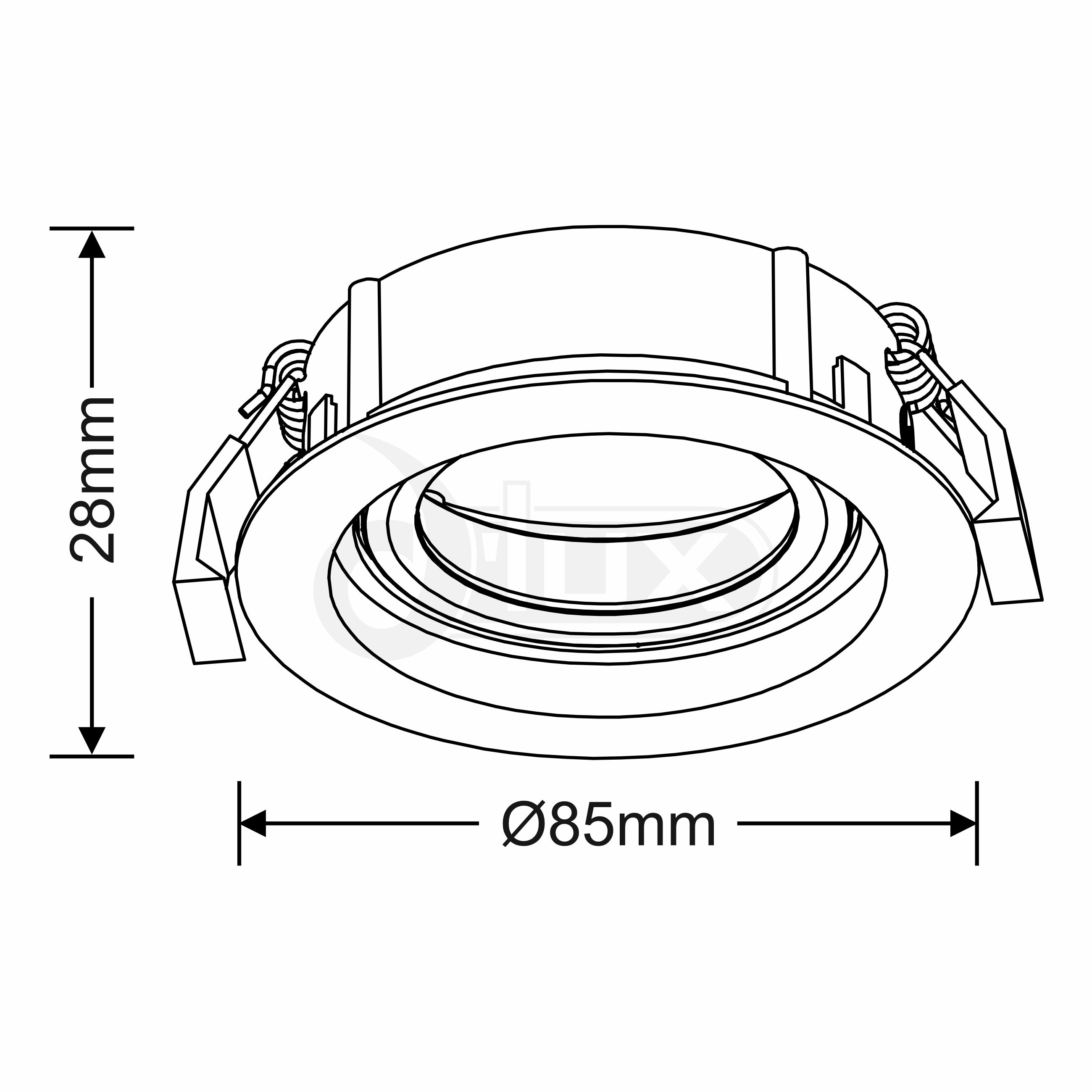 DM202339 Beppe 12 Dlux Beppe A 12 Tridonic Powered 12W 2700K 1200lm 12 ...
